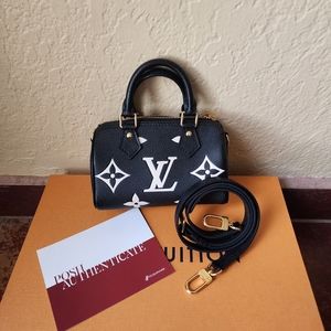 💕 Louis vuitton nano speedy bicolor crossbody